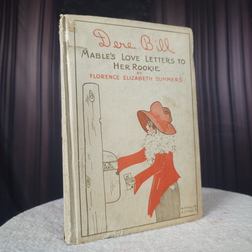 Derek Bill Mables Love Letter To Her Rookie Antique 1919 Book Hardcover Art Deco